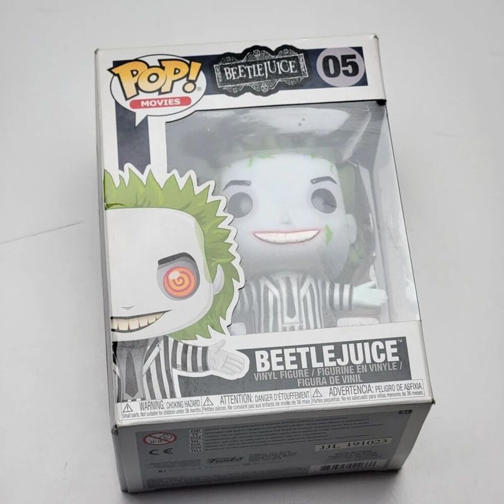 Funko Pop! Movies Beetlejuice #05 Vinyl Figure Horror Tim Burton NIB New Box